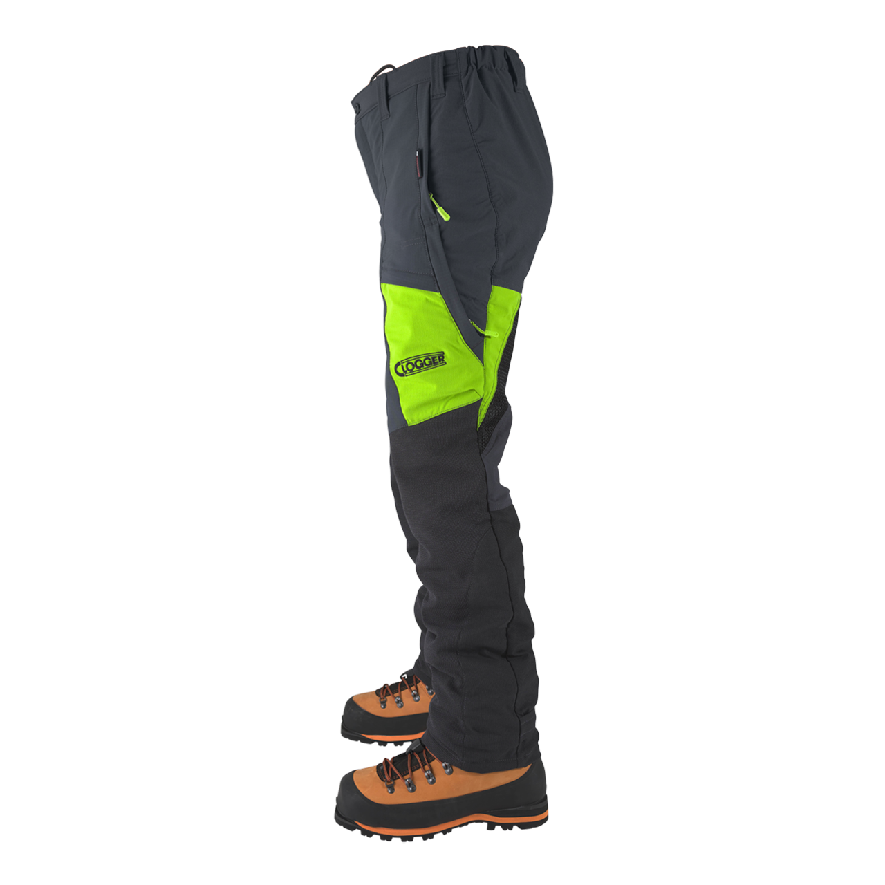 Clogger Zero Ultra Men's Super Breathable Premium Chainsaw Pants - Grey/Green