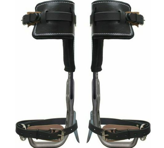 Climb Right Aluminum Tree Spikes w/ T Pads