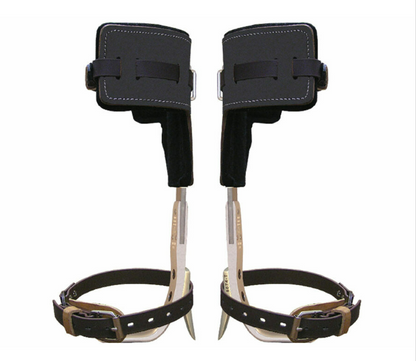 Climb Right Aluminum Tree Spikes w/ T Pads