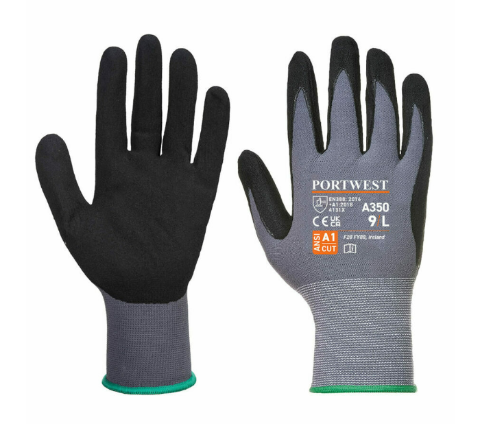 Portwest Dermiflex Black Gloves