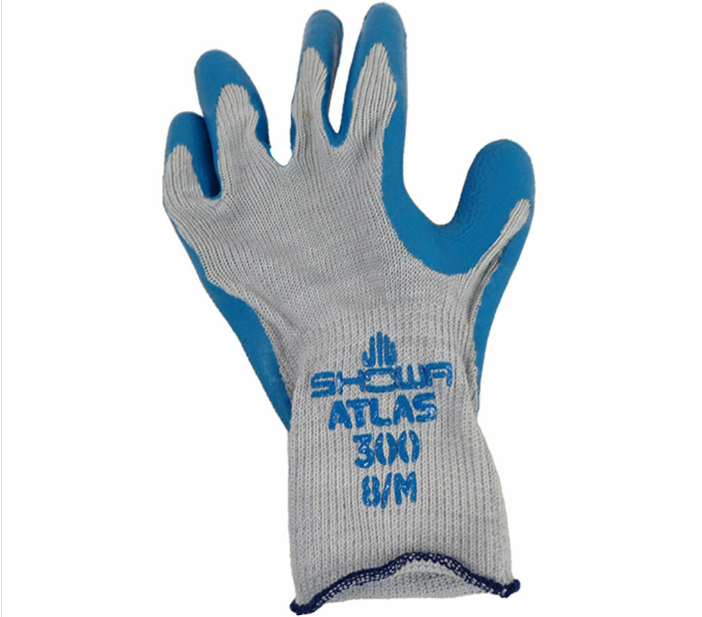Showa Atlas Blue Grip Gloves