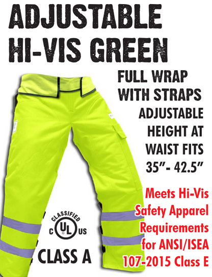 Full Wrap Adjustable Chainsaw Protective Chaps