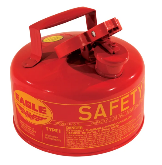 Eagle® Type-1 Safety Gas Can (1 or 2 Gallon)