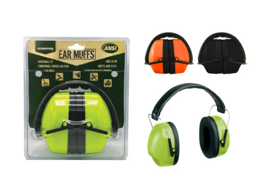 Foldable Ear Muffs 29dB Orange