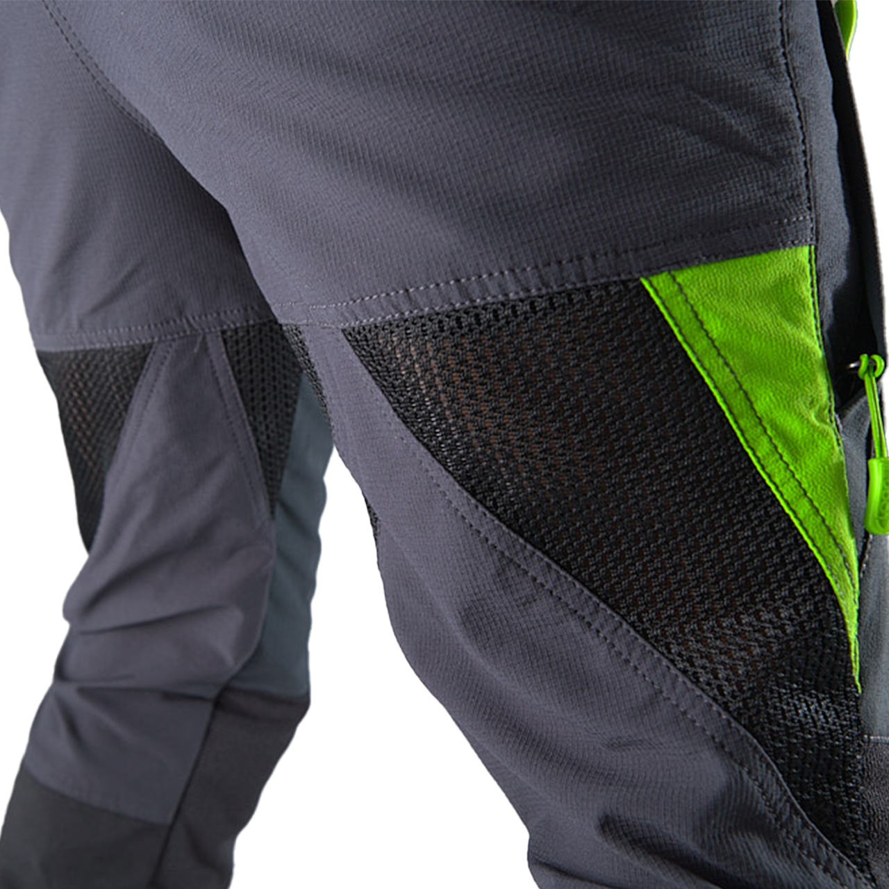 Clogger Zero Ultra Men's Super Breathable Premium Chainsaw Pants - Grey/Green
