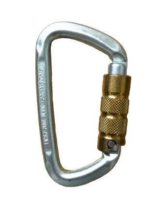 Steel Modified "D" Autolock Carabiner